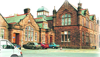 Dumfries and Galloway College's first home at George Street in Dumfries