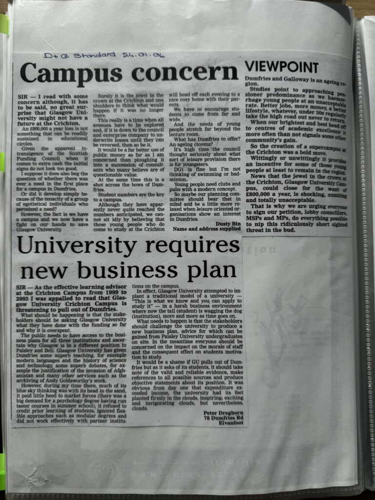 2006 New Campus Concerns