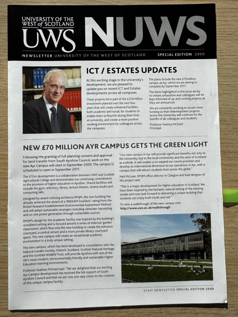 2009 UWS News