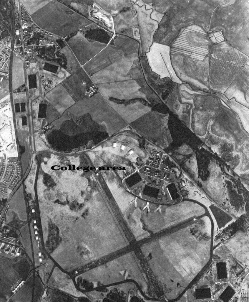 Aerial view of Heathhall location - believed to be 1946