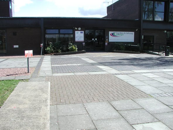 Heathhall Campus Building Entrance