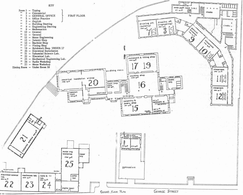 The Groundfloor at George Street Campus in the 60s