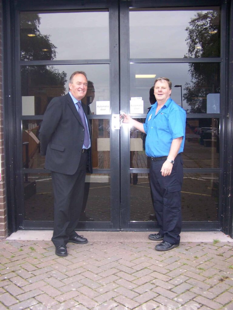 Locking of Heathhall Building - 26 Aug